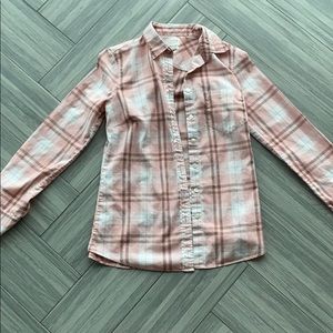 J.Crew pink flannel